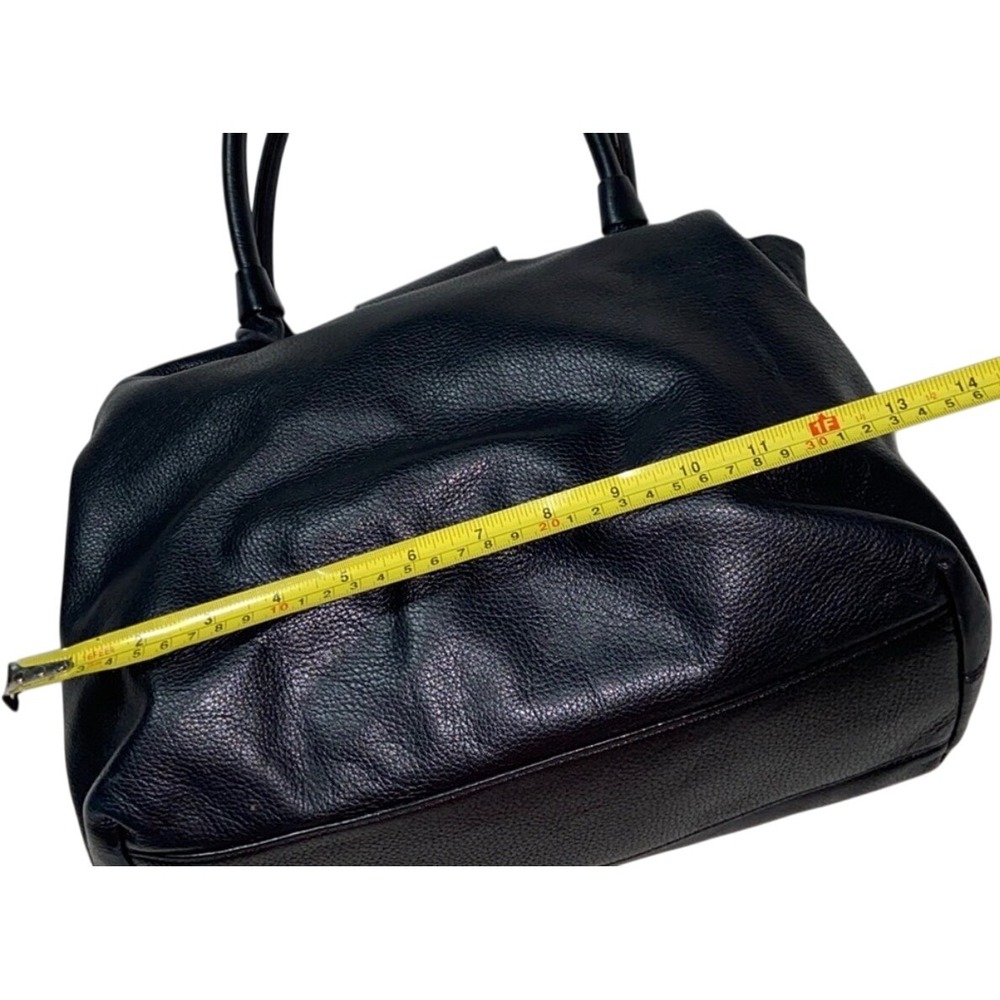 Kate Spade Stevie Black Leather Gathered Shoulder Bag Tote Purse EUC - Picture 8 of 11